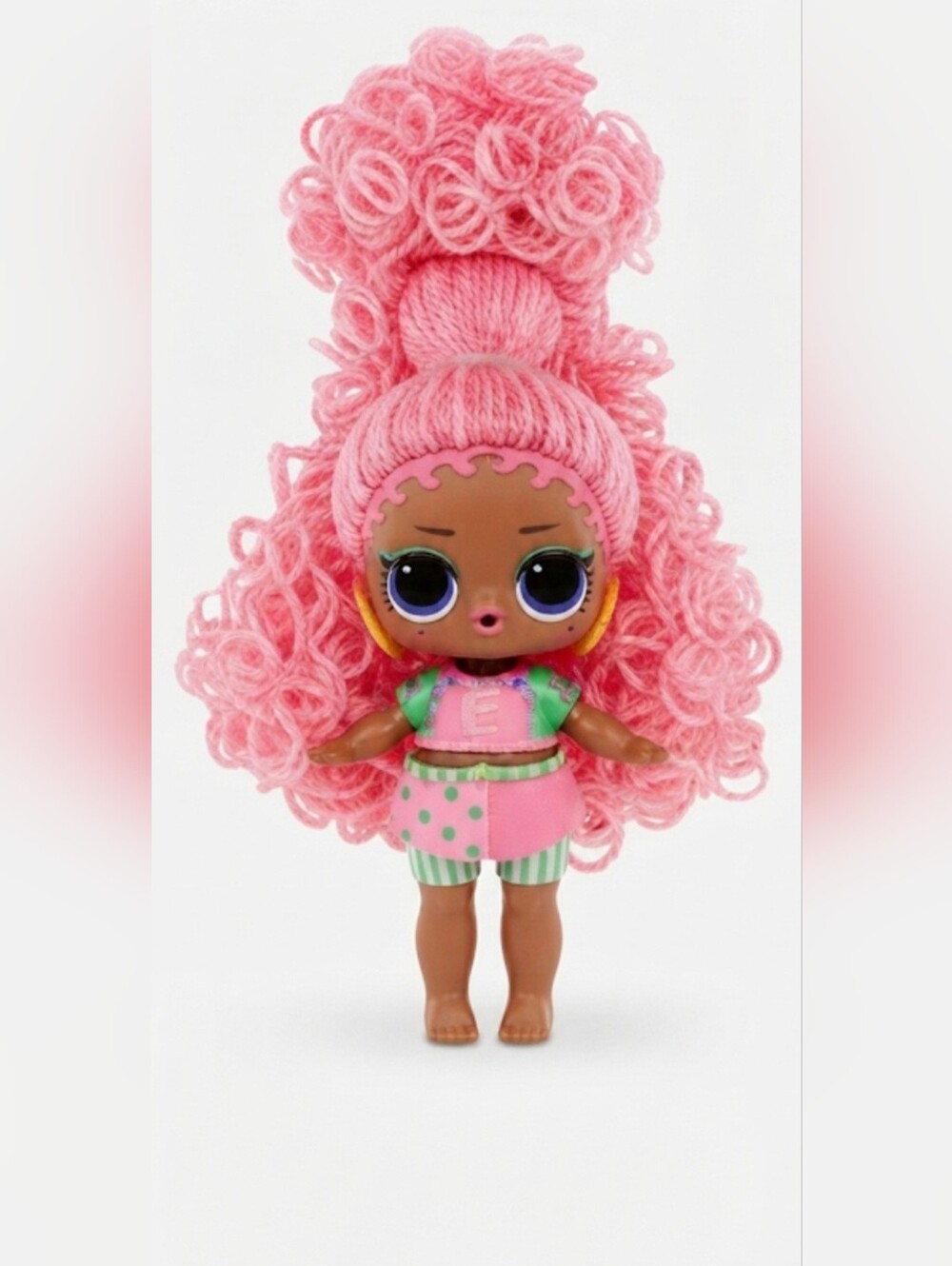 L.O.L. Surprise! Hair Hair Hair Doll - Pink Yarn Hair - EUC